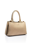 Zen Collection Pebbled Faux Leather Mini Grab Bag, Gold