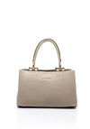 Zen Collection Pebbled Faux Leather Mini Grab Bag, Taupe