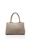 Zen Collection Pebbled Faux Leather Mini Grab Bag, Taupe