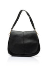 Zen Collection Flap Over Saddle Bag, Black