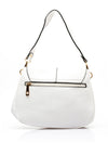 Zen Collection Flap Over Saddle Bag, White