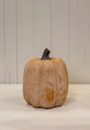 PALE ORANGE CERAMIC JACK  O LANTERN PUMPKIN ORNAME