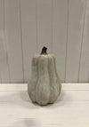 satchville Tall Ceramic Pumpkin Ornament, Green