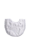 Sheelin My Christening Day Satin Bib, White