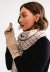 Serafina Collection Scarf and Glove Gift Set, Beige