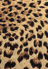Scatter Box Gene Leopard Print Cushion 43x43cm, Sand Multi