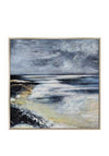 Scatter Box McLynn Framed Art, Blue Multi & Gold