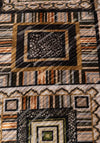 Scatter Box Rio Geo Print Cushion 43x43cm, Green Multi