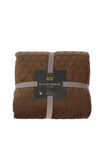 Scatter Box Halo Throw, Brown