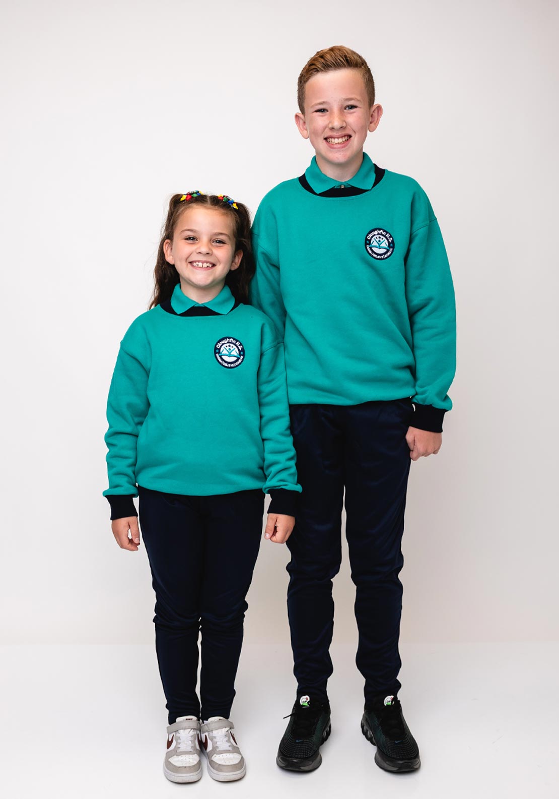 Hunter Cloughfin National School Jumper, Jade