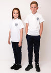 Dooish National School Short Sleeve Polo, White
