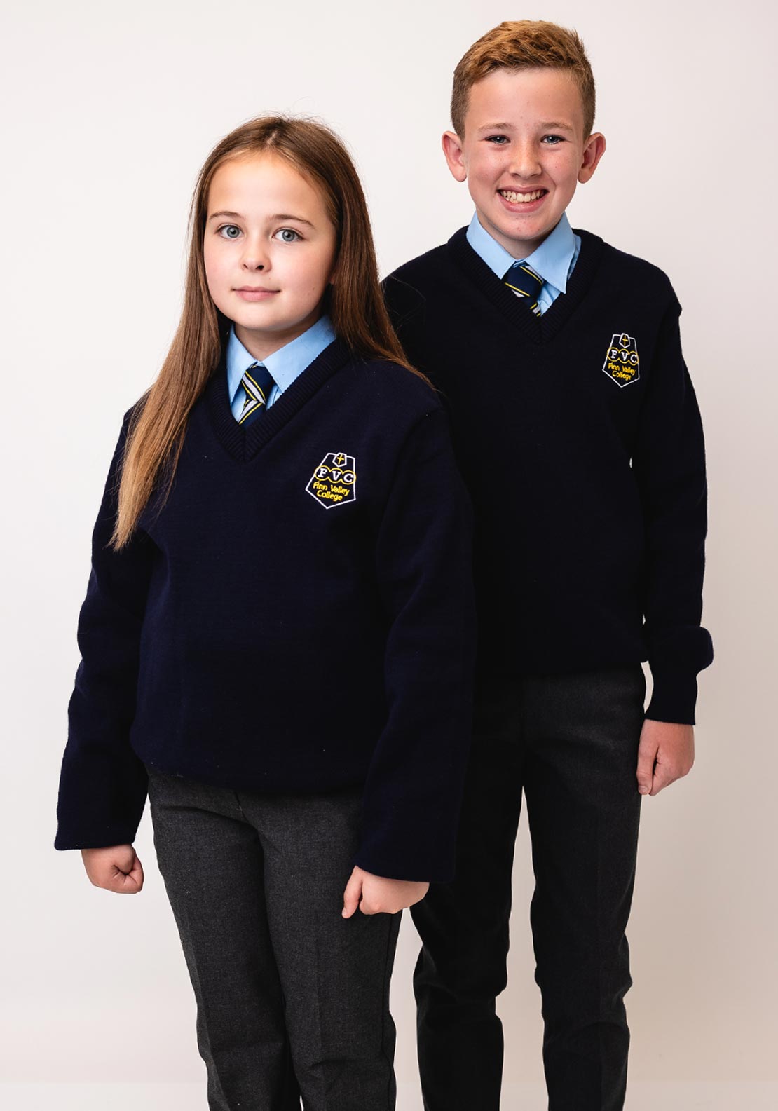 Deer Park Finn Valley College School Jumper, Navy