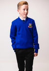 Deer Park Gairmscoil Chu Uladh V Neck Jumper, Royal Blue