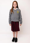 St. Columbas College Girls School Skirt, Wine