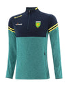 O’Neills Kids Donegal GAA Sedona Half Zip Top, Green
