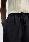 Selected Femme Willow Loose Barrel Leg Trousers, Dark Blue