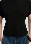 Selected Femme Era Basic Oversized T-Shirt, Black