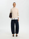 Selected Femme Cille High Neck Top, Off-White
