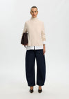 Selected Femme Manja Long Sleeve Top, Off-White