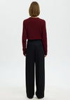 Selected Femme Thea Wool Cardigan, Wine