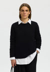 Selected Femme Lulu Knitted Jumper, Black
