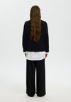 Selected Femme Lulu Knitted Jumper, Black