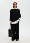 Selected Femme Lulu Knitted Jumper, Black