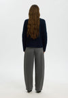 Selected Femme Lulu Knitted Jumper, Navy