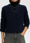Selected Femme Lulu Knitted Jumper, Navy