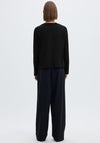 Selected Femme Essential Long Sleeve Top, Black