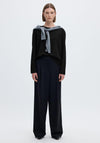 Selected Femme Essential Long Sleeve Top, Black
