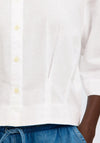 Selected Femme Cleo Cropped Shirt, White