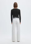 Selected Femme Manja Long Sleeve Top, Black