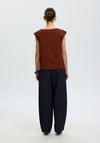 Selected Femme Calli Sleeveless Top, Brown