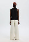 Selected Femme Cotton Tank Top, Black