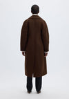Selected Femme Wool-blend Coat, Brown