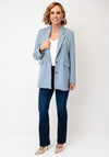 Selected Femme Frita Oversized Blazer, Blue