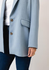 Selected Femme Frita Oversized Blazer, Blue