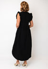 Selected Femme Plain A-Line Midi Dress, Black