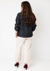 Selected Femme Baria-Bora Denim Jacket, Grey