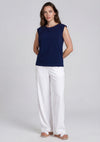 Selected Femme Calli Sleeveless Top, Navy