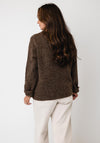 Selected Femme Lulu Knitted Jumper, Brown