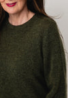 Selected Femme Lulu Knitted Jumper, Green