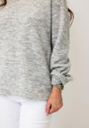Selected Femme Lulu Knitted Sweater, Grey