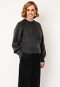 SLWMIRA LS KNIT SHORT O-NECK NOOS