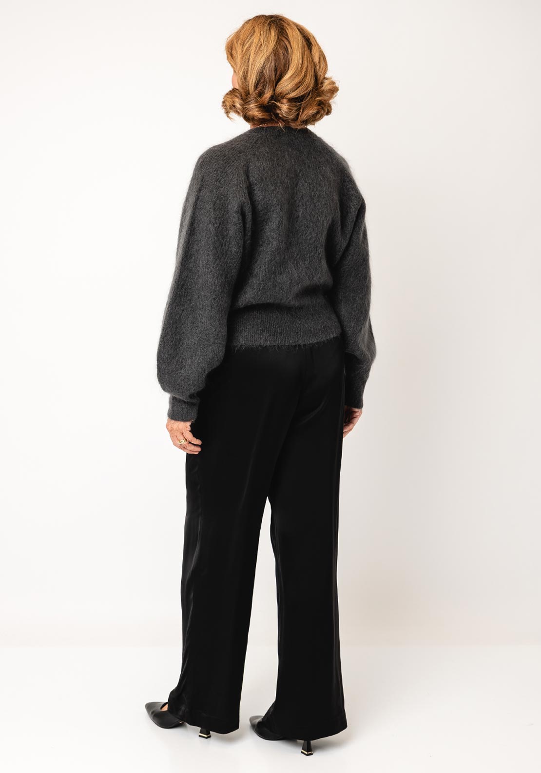 SLWMIRA LS KNIT SHORT O-NECK NOOS