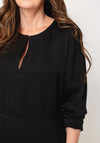Selected Femme Laurina Long Sleeve Top, Black
