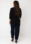 Selected Femme Laurina Long Sleeve Top, Black