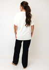 Selected Femme Woline Oversized Slogan T-Shirt, Cream