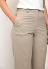 Selected Femme Lisa Wide Leg Trousers, Cashmere Beige